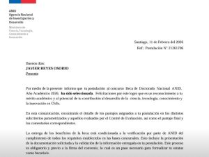 Carta de aceptacion ANID